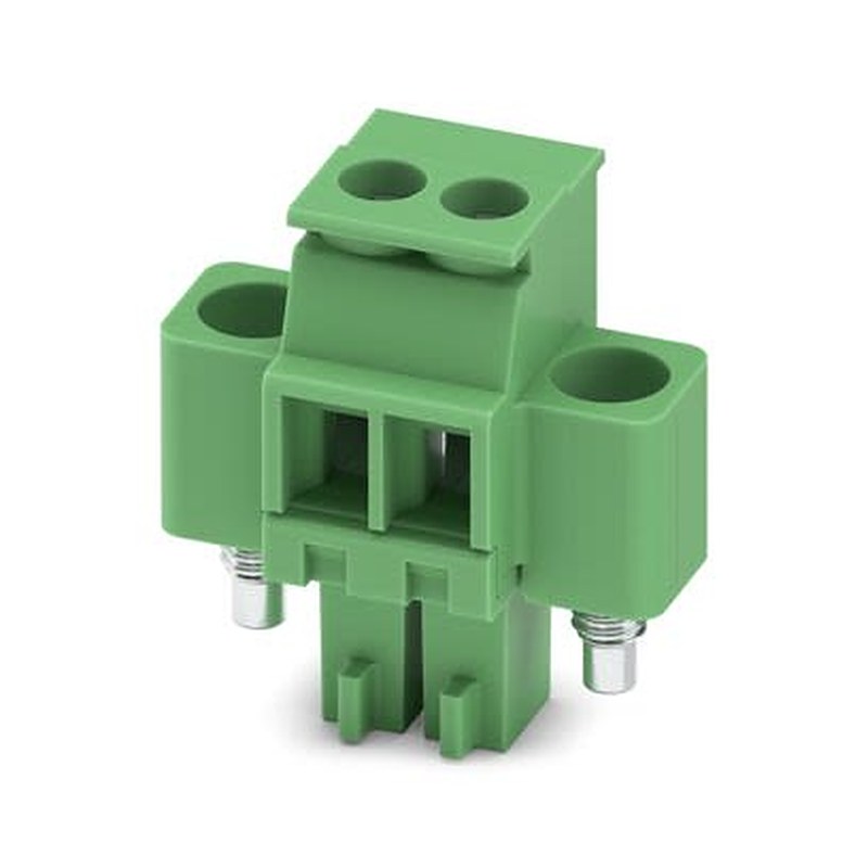 Phoenix Contact MCVR Series PCB Terminal Block, 2-Contact, 3.5 mm Pitch, Push-in, 1 Row Screw