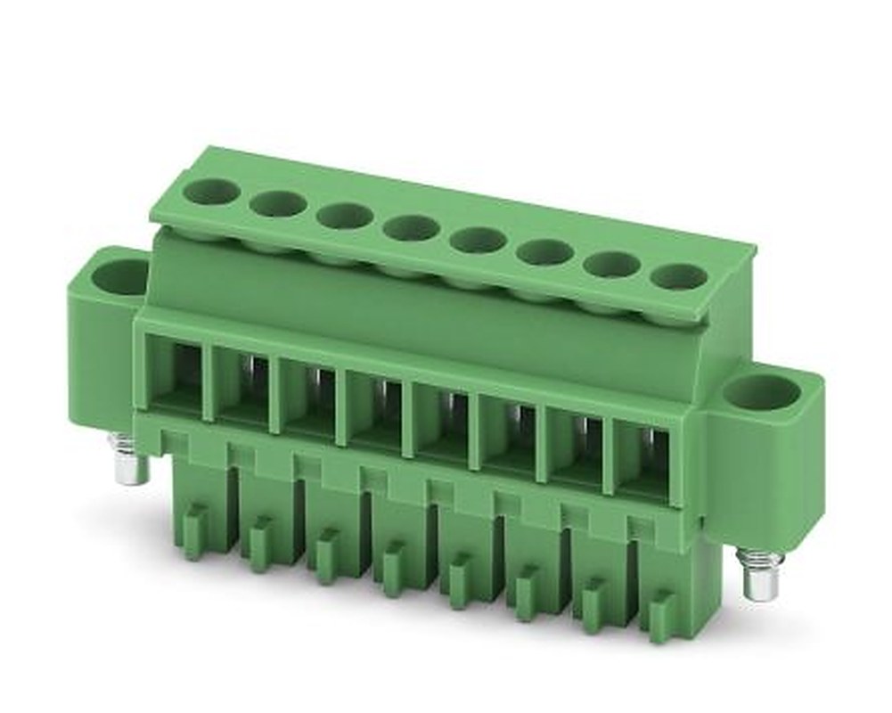 Phoenix Contact MCVR 1.5/8-STF-3.5 Series Pluggable Terminal Block, 8-Contact, 3.5 mm Pitch, 1 Row, 1863369