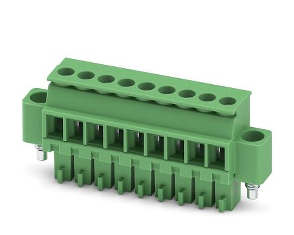 Phoenix Contact MCVR 1.5/9-STF-3.5 Series Pluggable Terminal Block, 9-Contact, 3.5 mm Pitch, 1 Row, 1863372