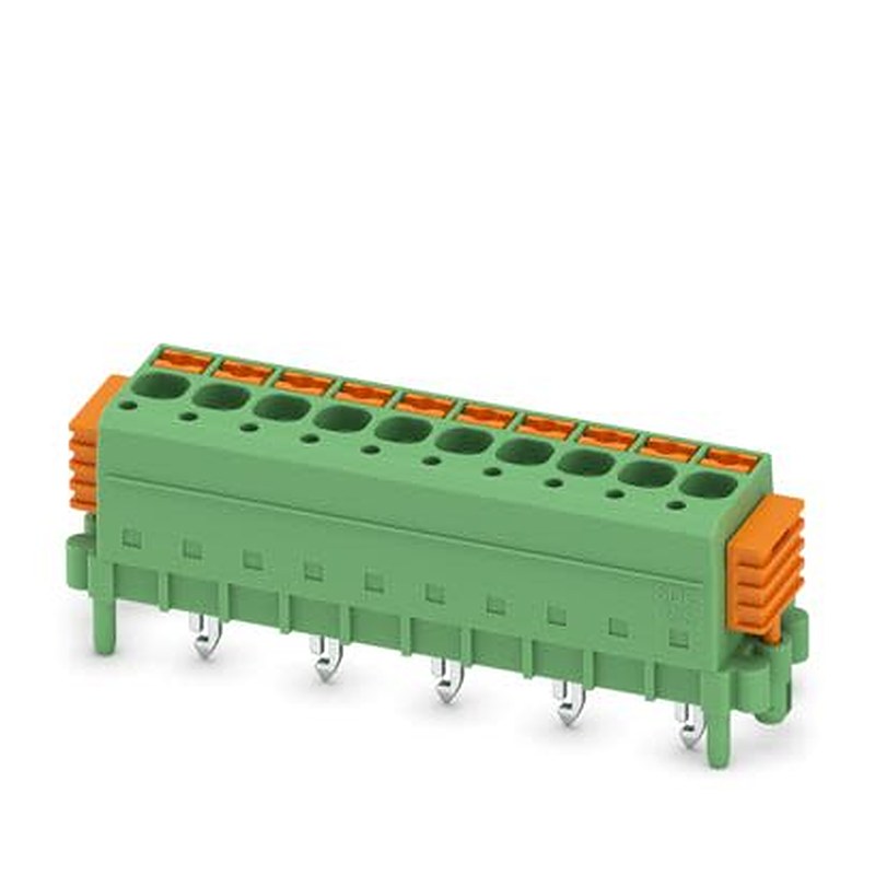 Phoenix Contact SDC 2 Series PCB Connector, 10-Contact, 5 mm Pitch, Plug-in, 1 Row Push-in Spring