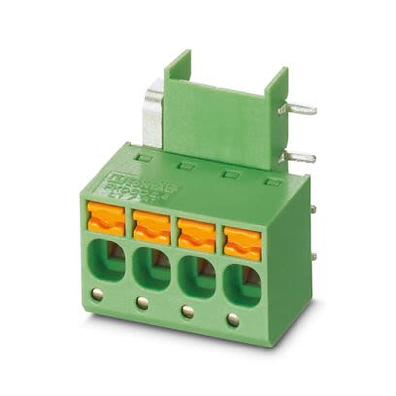 Phoenix Contact FKDSO 2 Series PCB Terminal Block, 3-Contact, 5 mm Pitch, Wave Soldering Mount, 1 Row