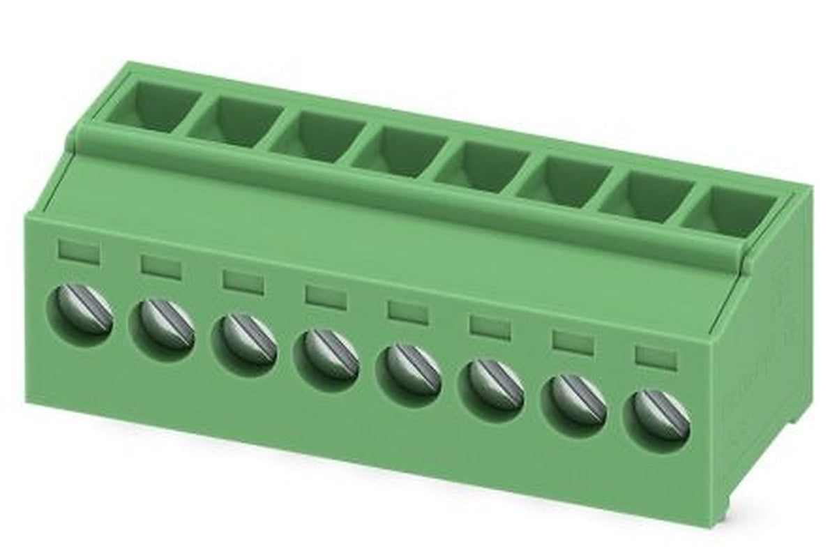 Phoenix Contact MKDSFW 1.5/8-3.5 Series PCB Terminal Block, 8-Contact, 3.5 mm Pitch, 1 Row, 1868186
