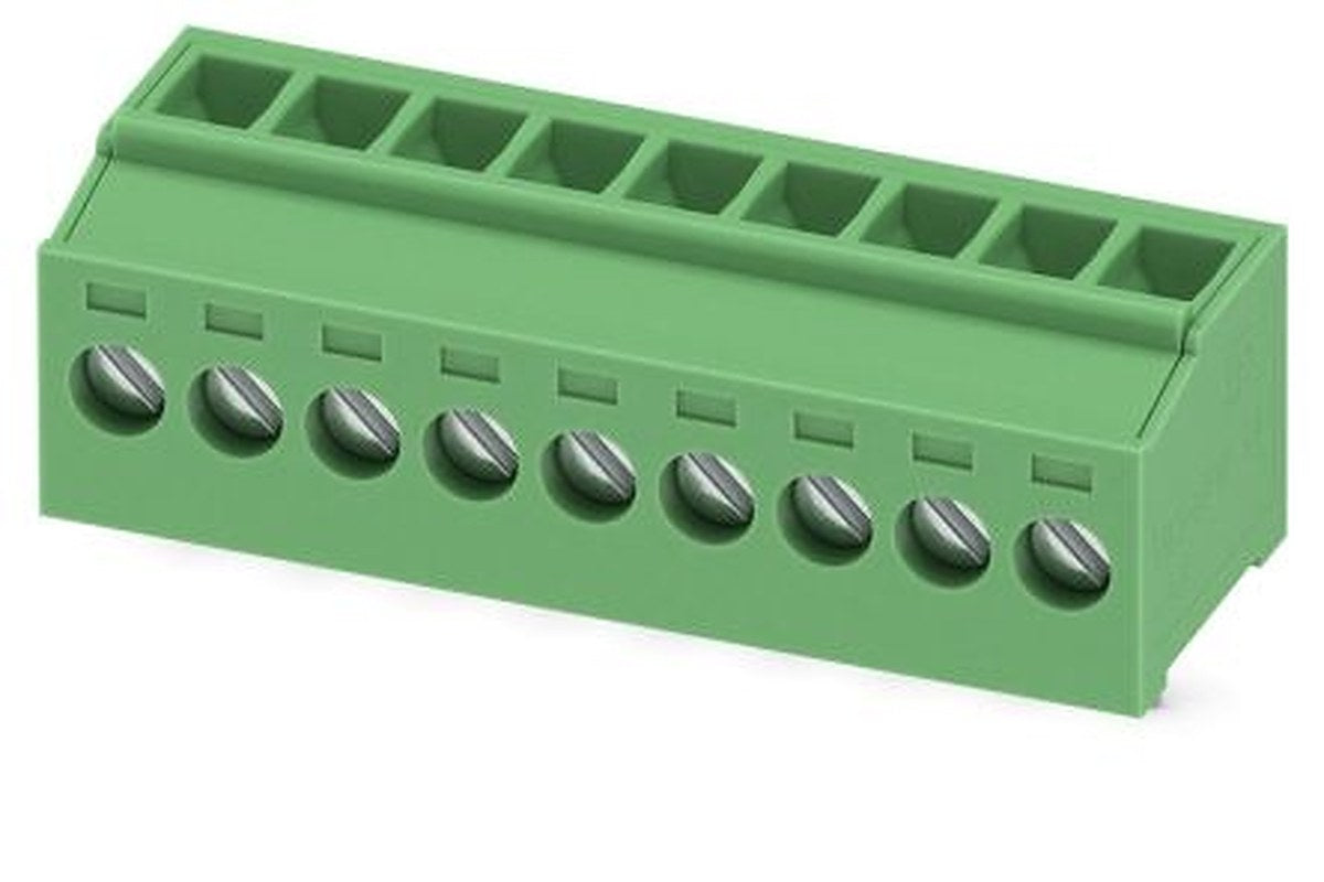 Phoenix Contact MKDSFW 1.5/9-3.5 Series PCB Terminal Block, 9-Contact, 3.5 mm Pitch, 1 Row, 1868199