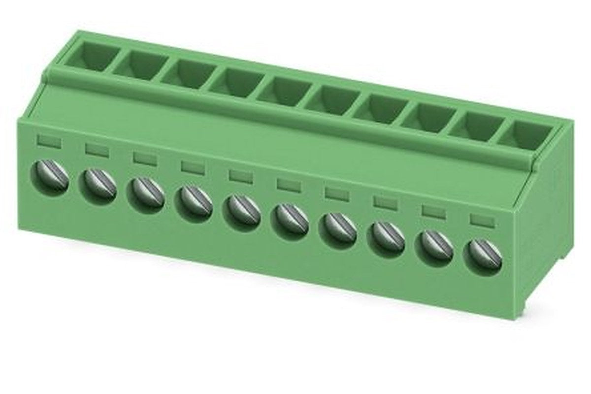 Phoenix Contact MKDSFW 1.5/10-3.5 Series PCB Terminal Block, 10-Contact, 3.5 mm Pitch, 1 Row, 1868209