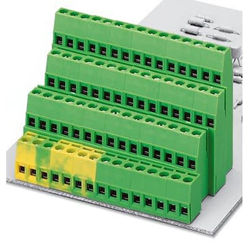 Phoenix Contact MK4DS 1 Series PCB Terminal Block, 12-Contact, 5.08 mm Pitch, Wave Soldering Mount, 4 Row