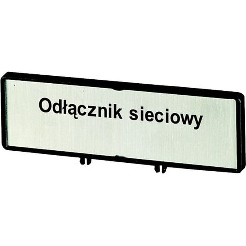 Eaton Label for Use with T5B, T5, P3, Pre-printed "Supply Disconnecting Device