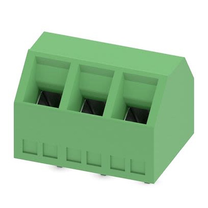 Phoenix Contact SMKDSN 1/ 5 Series PCB Terminal Block, 3-Contact, 5 mm Pitch, Wave Soldering Mount, 1 Row