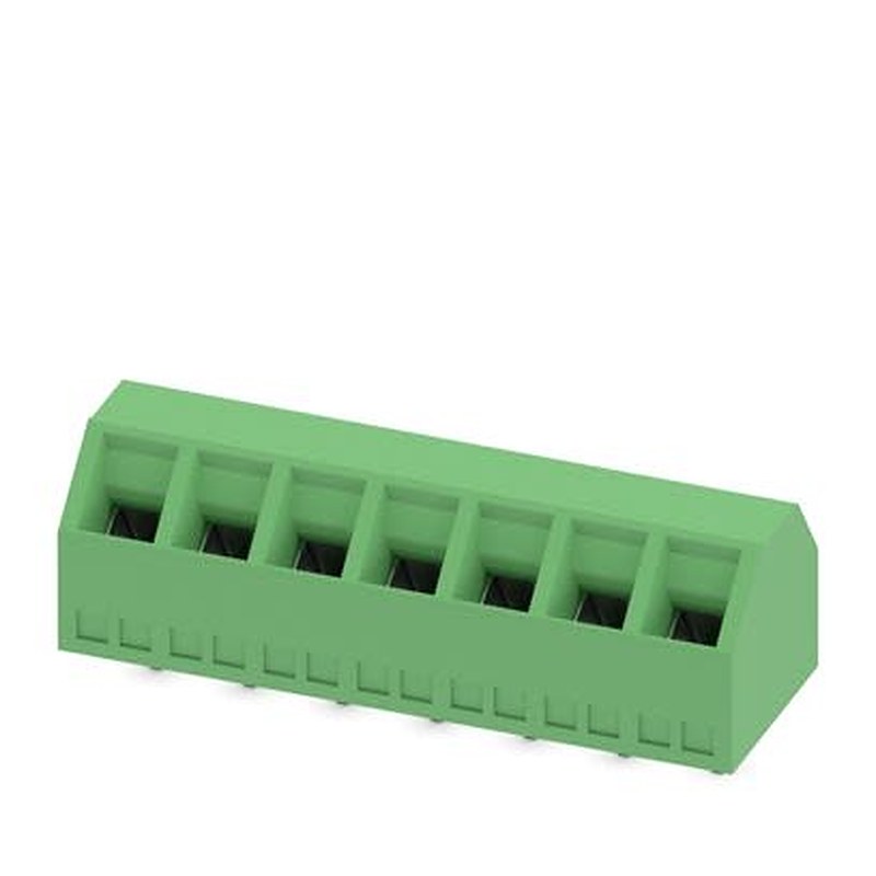 Phoenix Contact SMKDSN Series PCB Terminal Block, 7-Contact, 5 mm Pitch, Wave Soldering Mount, 1 Row