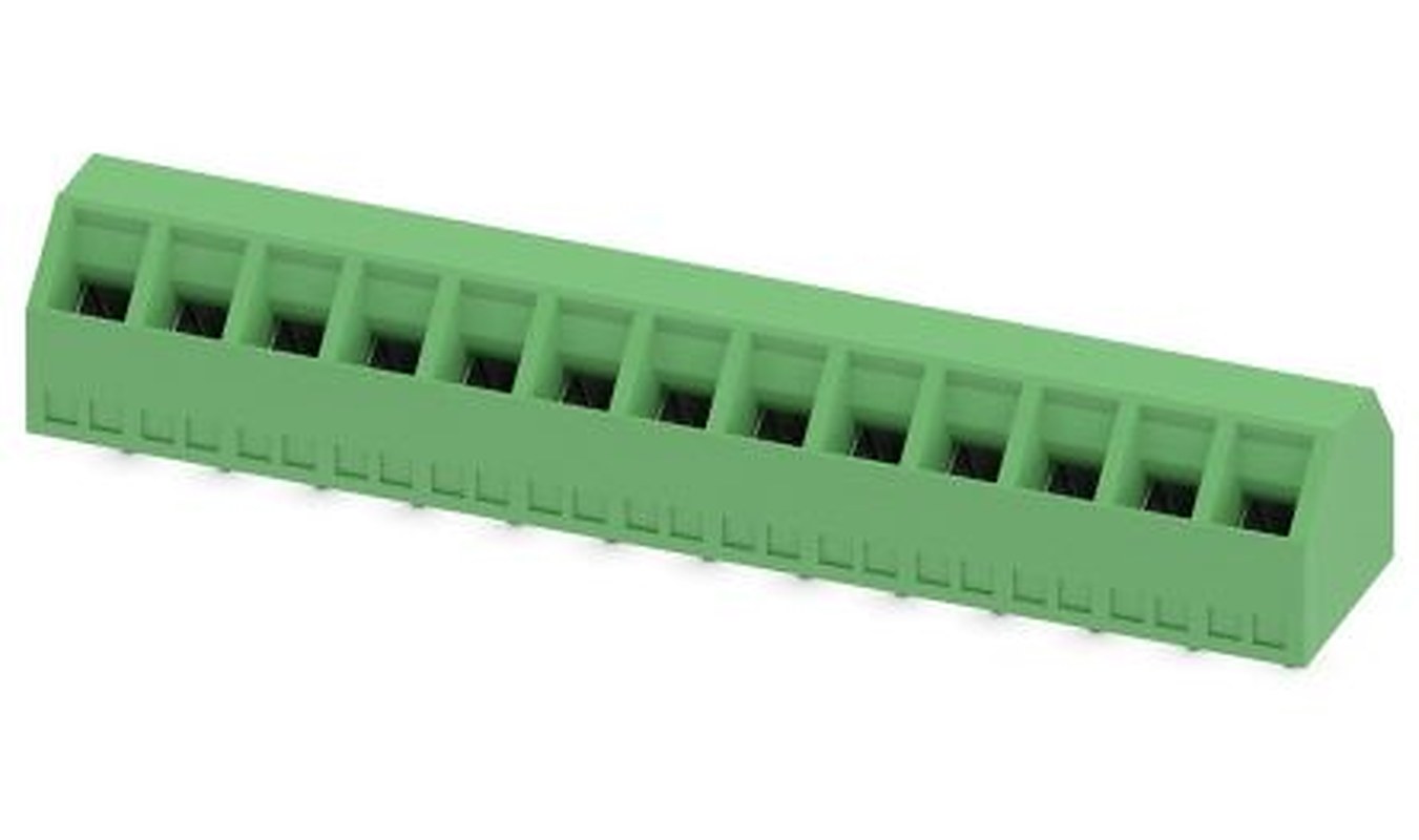 Phoenix Contact SMKDSN 1.5/13 Series PCB Terminal Block, 13-Contact, 5 mm Pitch, 1 Row, 1869172