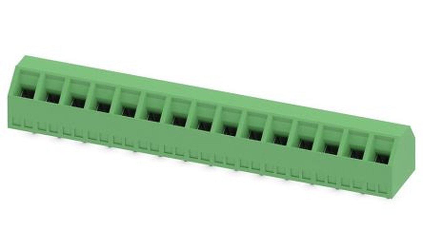 Phoenix Contact SMKDSN 1.5/15 Series PCB Terminal Block, 15-Contact, 5 mm Pitch, 1 Row, 1869198