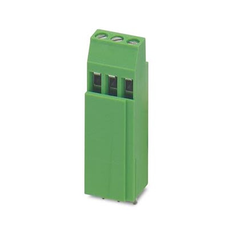 Phoenix Contact MKKDSH 3 Series PCB Terminal Block, 2-Contact, 5 mm Pitch, Wave Soldering Mount, 1 Row