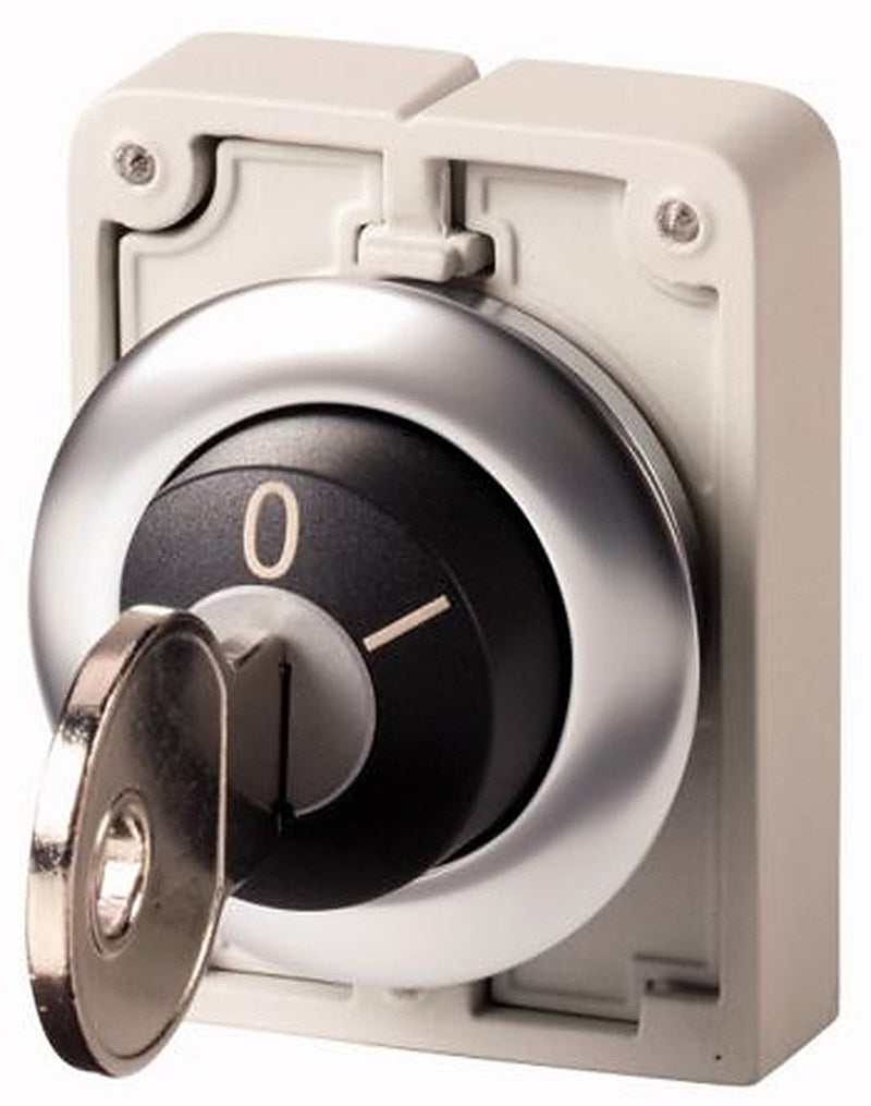 Eaton RMQ-Titan 2-position Key Switch Head, Latching, 30 mm Cutout