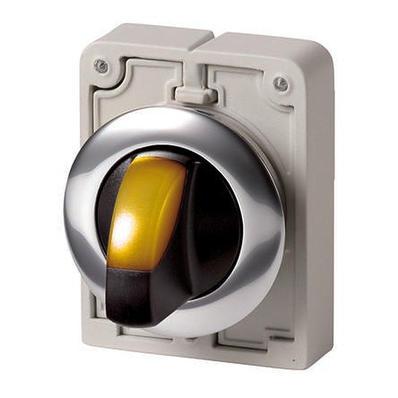 Eaton Toggle Selector Switch - 30 mm Cutout Diameter Illuminated 2 Positions
