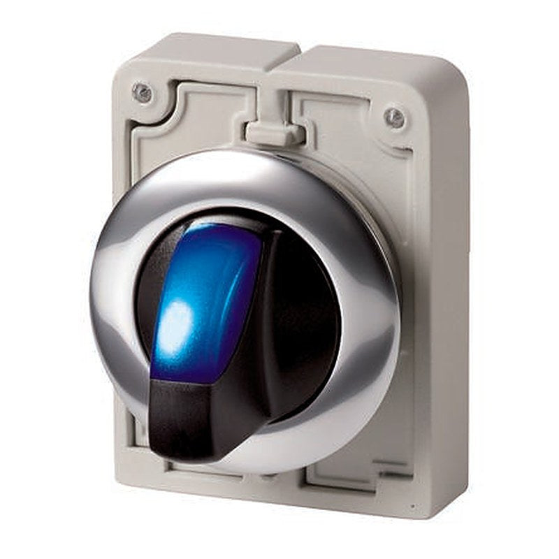 Eaton Toggle Selector Switch - 30 mm Cutout Diameter Illuminated 3 Positions
