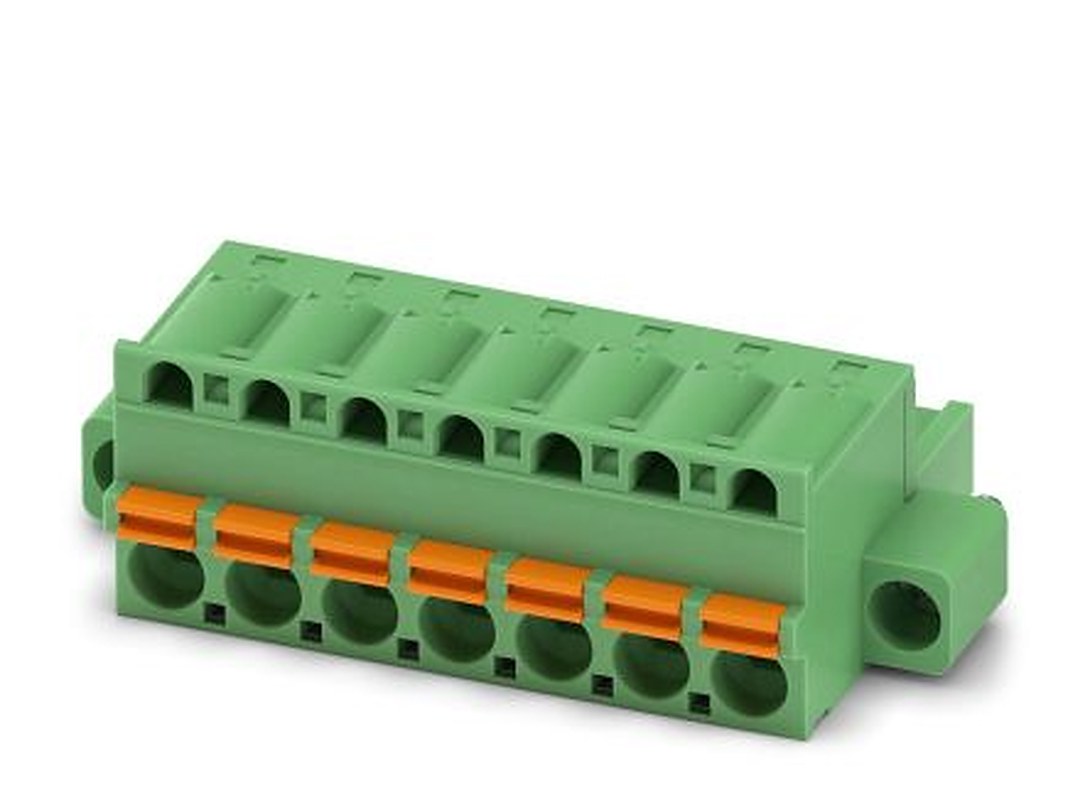 Phoenix Contact FKC 2.5/7-STF-5.08 Series Pluggable Terminal Block, 7-Contact, 5.08 mm Pitch, 1 Row, 1873252