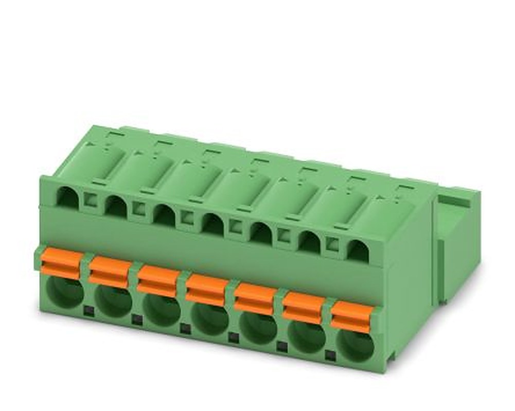 Phoenix Contact FKIC 2.5/7-ST-5.08 Series Pluggable Terminal Block, 7-Contact, 5.08 mm Pitch, 1 Row, 1873401