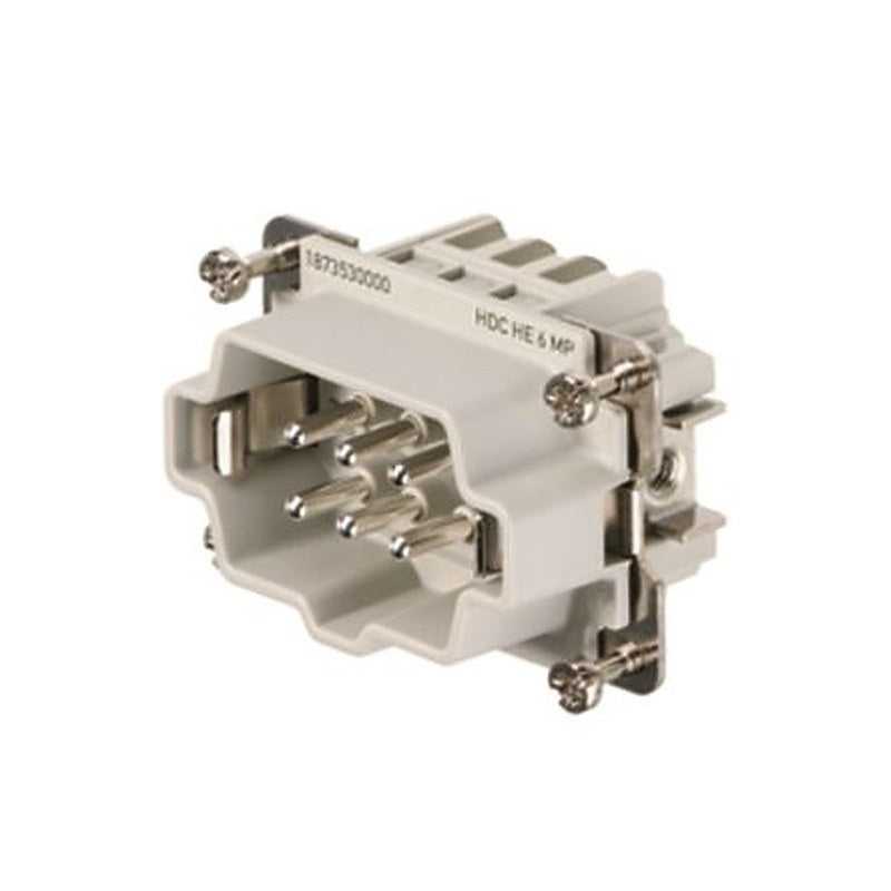 Weidmüller Contact Insert, 24A, HE Series Male, 6 Contacts