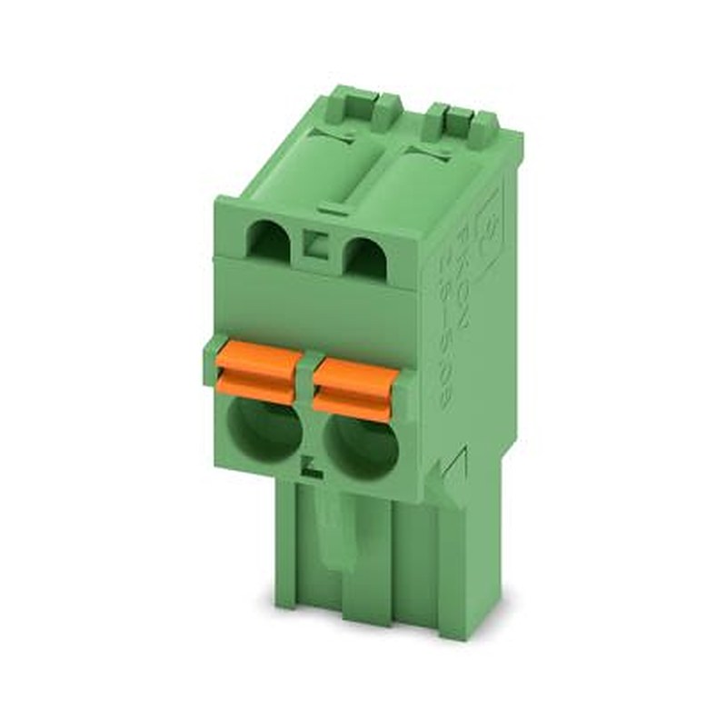 Phoenix Contact PCB Terminal Block, 2-Contact, 5.08 mm Pitch, Push-in, 1 Row Socket