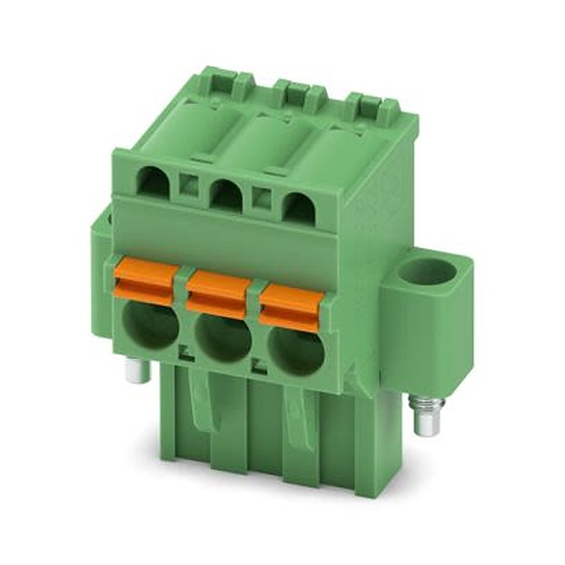Phoenix Contact FKCVR Series PCB Connector, 3-Contact, 5.08 mm Pitch, Push-in, 1 Row Push-in Spring