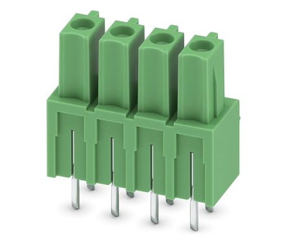 Phoenix Contact Pluggable Terminal Block, 4-Contact, 3.81 mm Pitch, 1 Row, 1875441