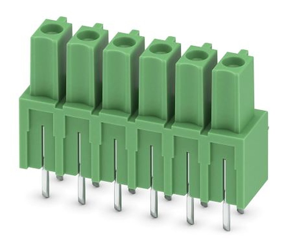 Phoenix Contact IMCV 1.5/ 6-G-3.81 Series Straight Pluggable Terminal Block, 6 Contact(s), 3.81 mm Pitch, 1 Row
