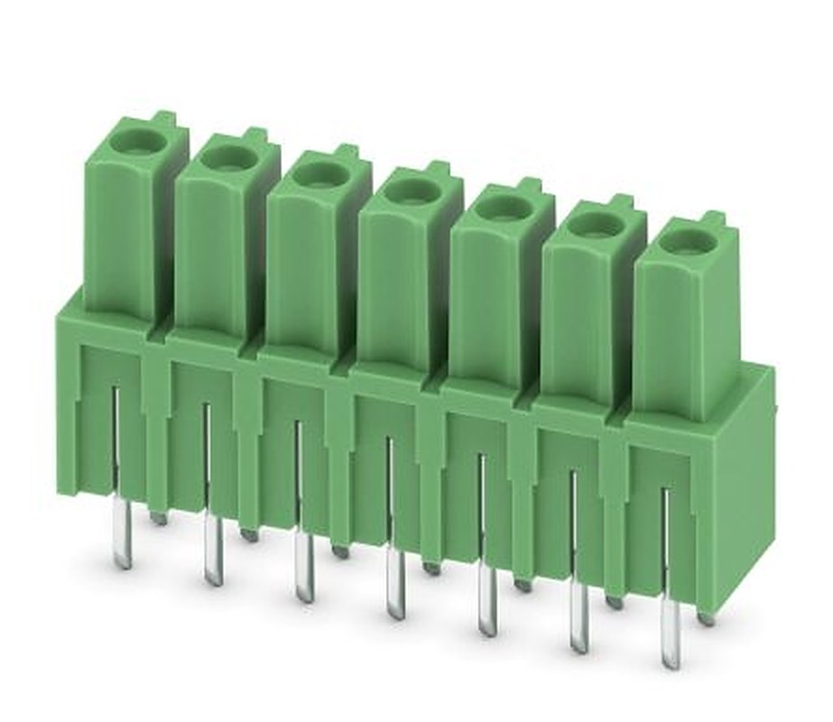 Phoenix Contact IMCV 1.5/ 7-G-3.81 Series Straight Pluggable Terminal Block, 7 Contact(s), 3.81 mm Pitch, 1 Row