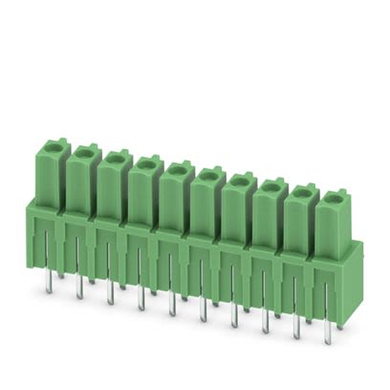 Phoenix Contact IMCV Series Vertical Wave Soldering Mount PCB Header, 10 Contact(s), 3.81 mm Pitch, 1 Row, Unshrouded