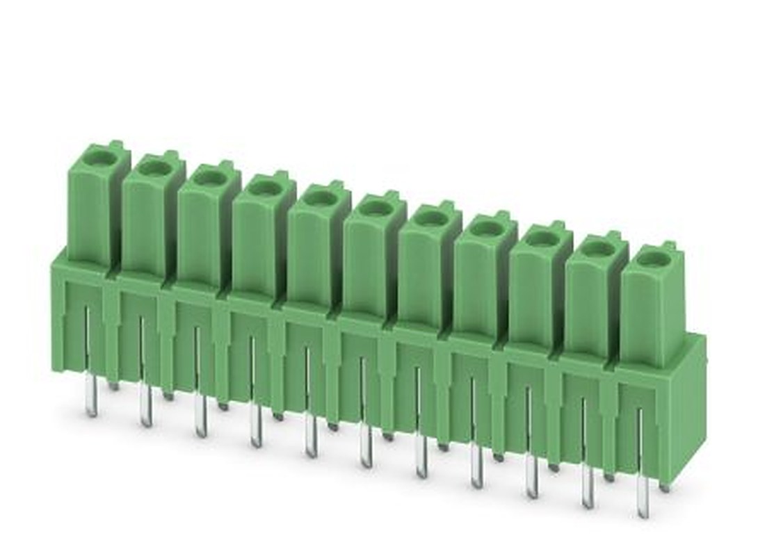 Phoenix Contact IMCV 1.5/11-G-3.81 Series Pluggable Terminal Block, 11-Contact, 3.81 mm Pitch, 1 Row, 1875519