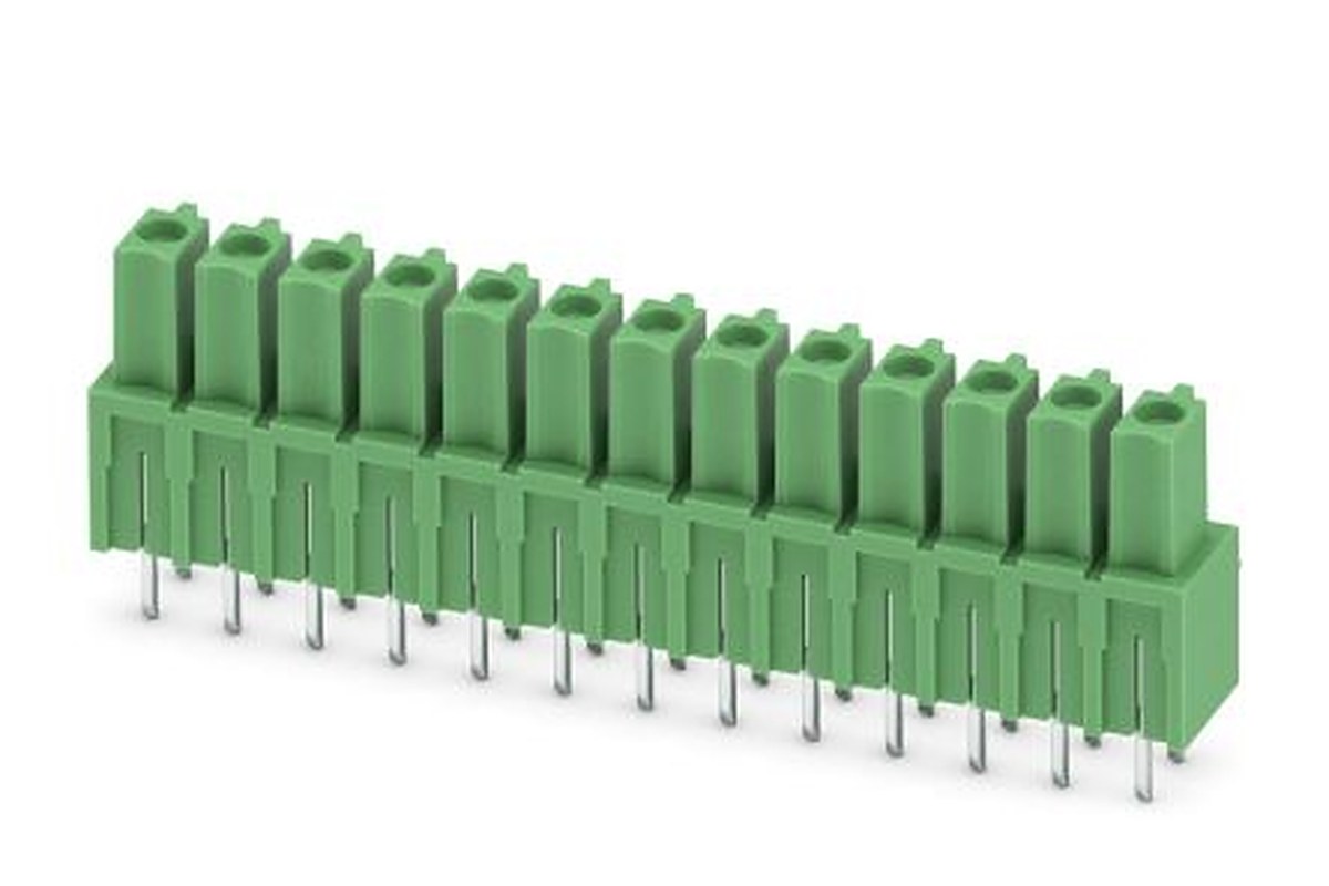 Phoenix Contact IMCV 1.5/13-G-3.81 Series Straight Pluggable Terminal Block, 13 Contact(s), 3.81 mm Pitch, 1 Row