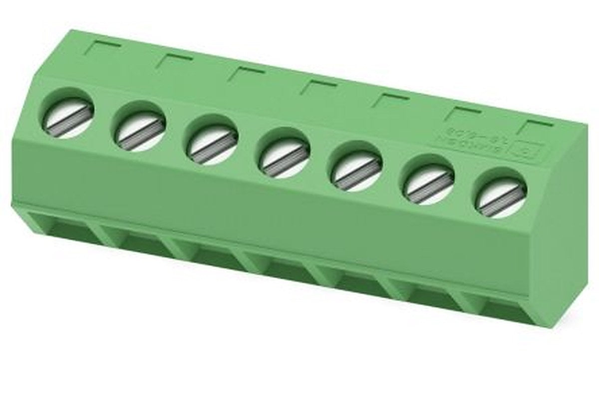 Phoenix Contact SMKDSNF 1.5/7-5.08 Series 325° PCB Terminal Block, 7 Contact(s), 5.08 mm Pitch, 1 Row