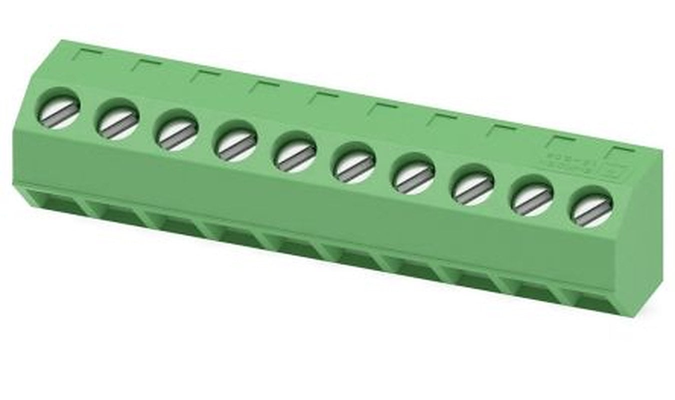 Phoenix Contact SMKDSNF 1.5/10-5.08 Series 325° PCB Terminal Block, 10 Contact(s), 5.08 mm Pitch, 1 Row