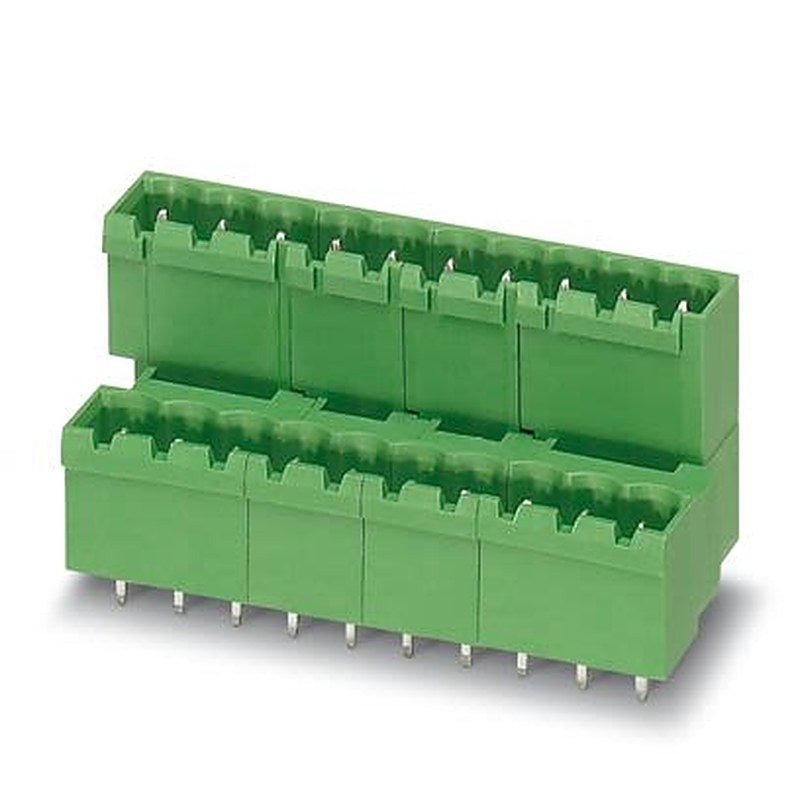 Phoenix Contact MDSTBVA Series Straight Wave Soldering Mount PCB Header, 4 Contact(s), 5.08 mm Pitch, 2 Row, Shrouded