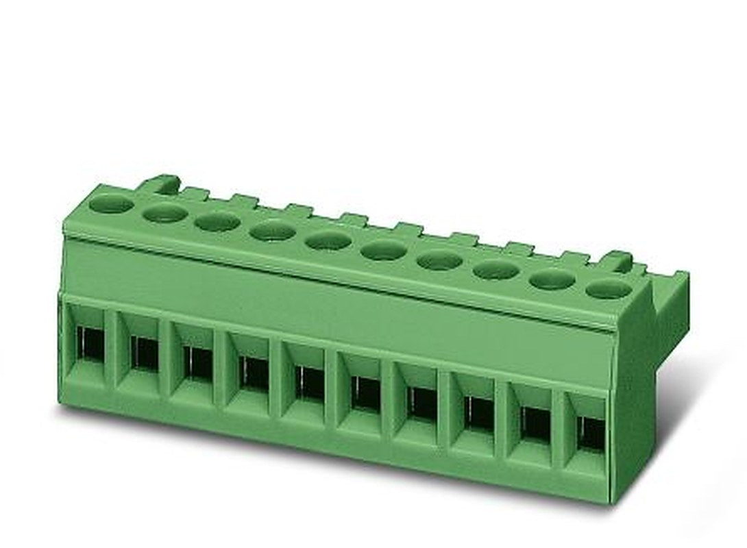 Phoenix Contact 5/4-ST BU, MSTBT 2 Series Pluggable Terminal Block, 4-Contact, 5 mm Pitch, 1 Row, 1878040