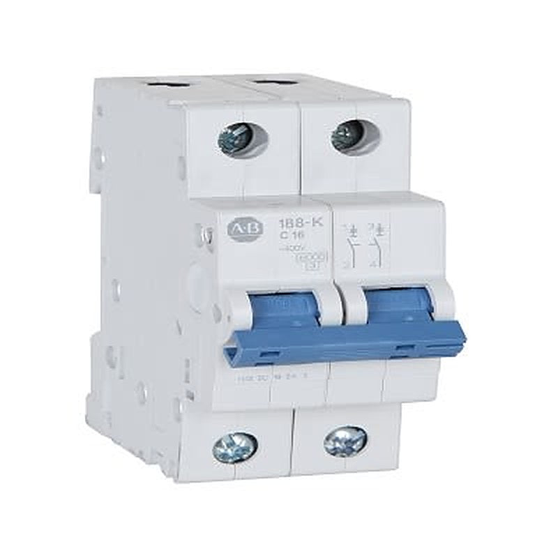 Allen Bradley 188 Regional 188 Miniature Circuit Breaker, 2-Pole, 4A, Type C, 400V ac AC, 96 V dc DC, 15 kA Breaking