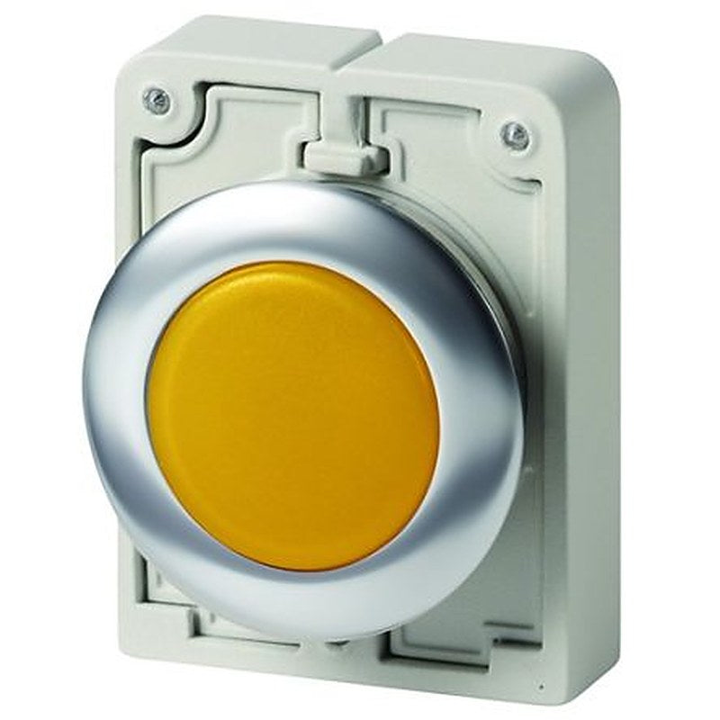 Eaton, Moeller, Panel Mount Yellow Pilot Indicator, 30 mm Cutout, IP66, IP69K, IP67, Round, 250V