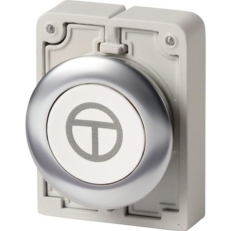 Eaton M30I Series Push Button Switch, Panel, 30.5 mm Cutout, White LED, IP66, IP67, IP69