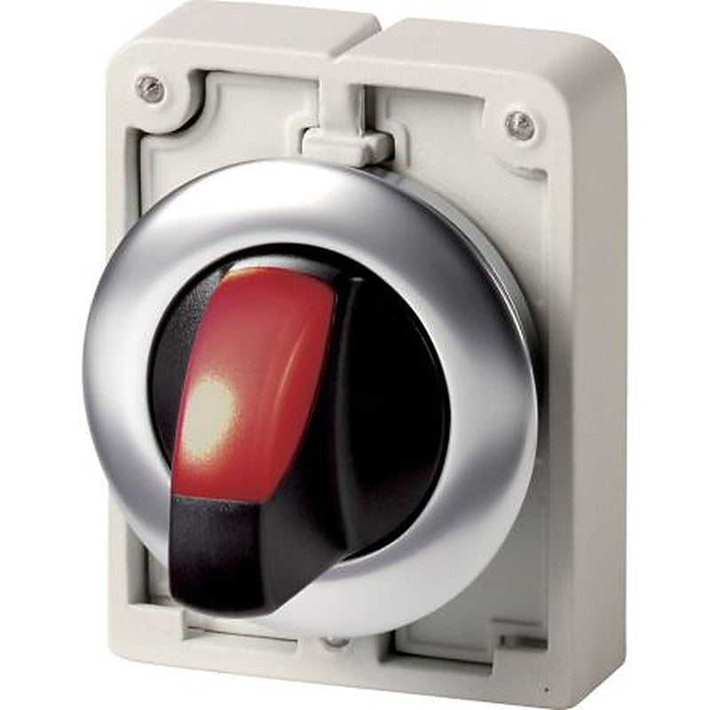 Eaton Toggle Selector Switch - 30 mm Cutout Diameter Illuminated 3 Positions