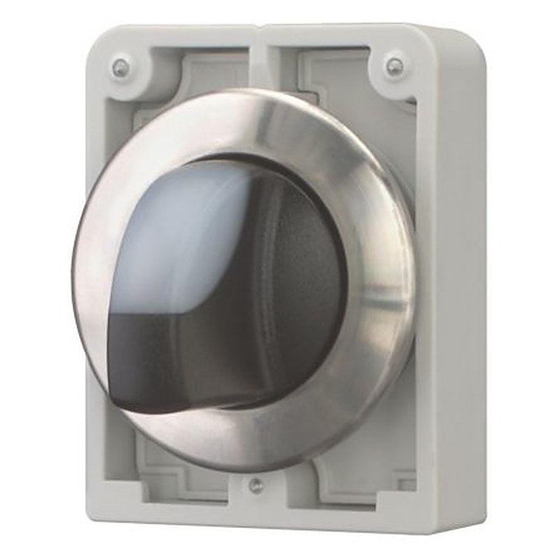 Eaton M30 Series 3 Position Illuminated Selector Switch Head, 30 mm Cutout, White Handle, IP66