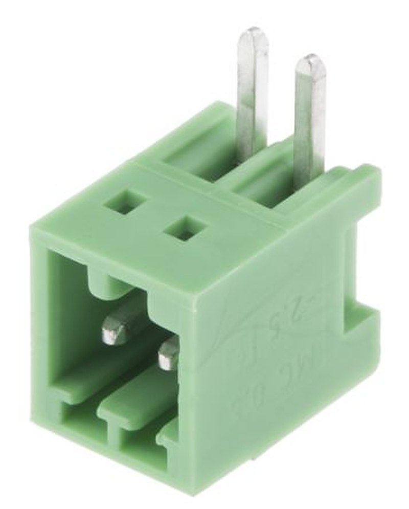 Phoenix Contact COMBICON MC Series Pluggable Terminal Block, 2-Contact, 2.5 mm Pitch, 1 Row, 1881448