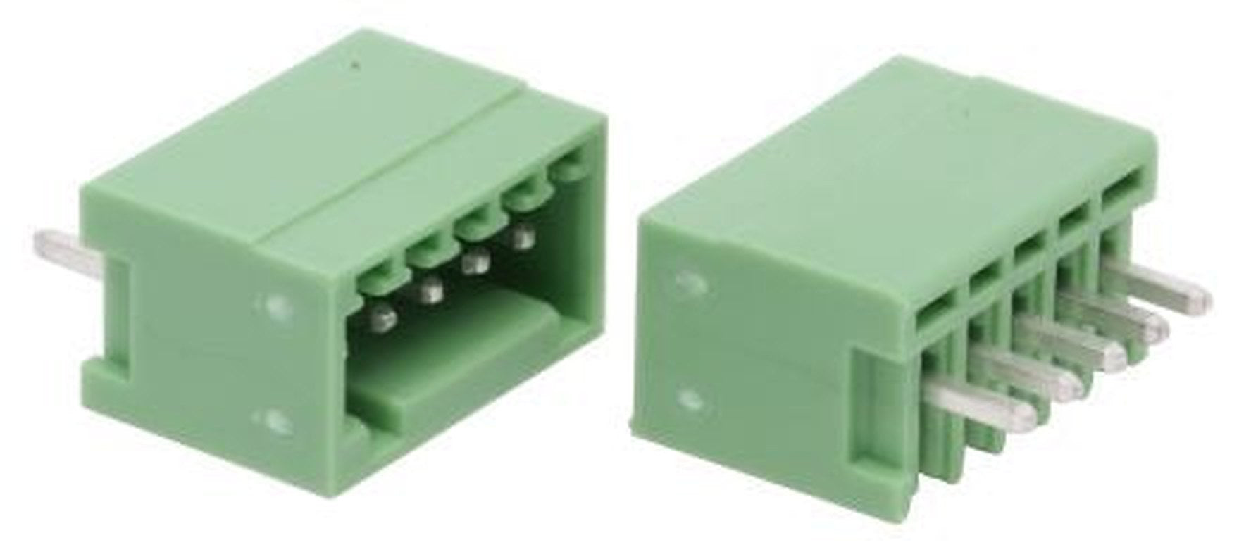 Phoenix Contact MCV 0.5/5-G-2.5 Series Pluggable Terminal Block, 5-Contact, 2.5 mm Pitch, 1 Row, 1881587