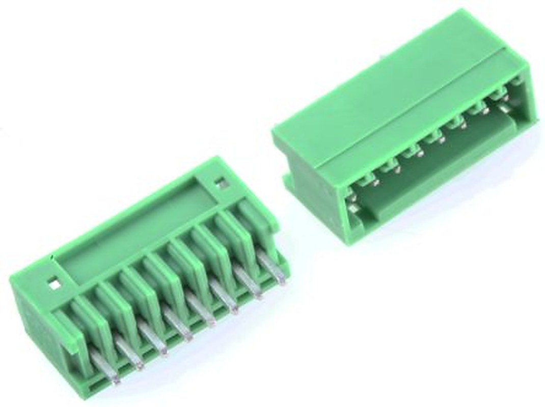 Phoenix Contact MCV 0.5/8-G-2.5 Series Pluggable Terminal Block, 8-Contact, 2.5 mm Pitch, 1 Row, 1881613