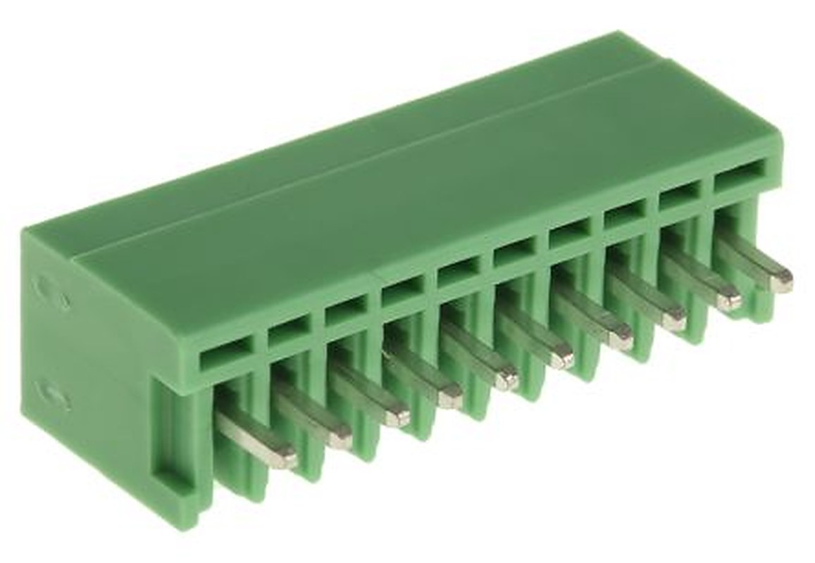 Phoenix Contact COMBICON MCV Series Pluggable Terminal Block, 10-Contact, 2.5 mm Pitch, 1 Row, 1881639