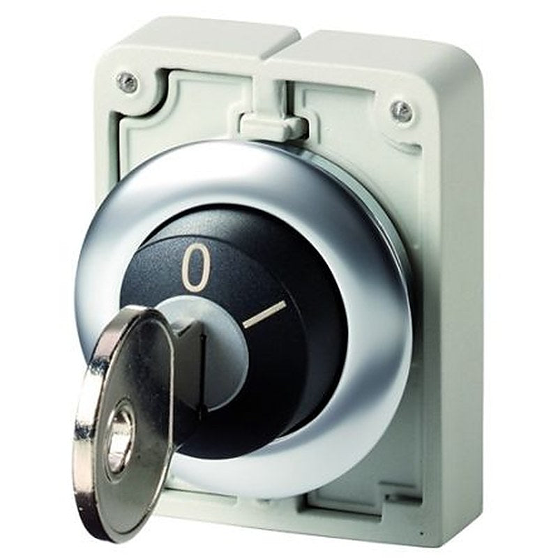 Eaton M30 2-position Key Switch Head, 30 mm Cutout