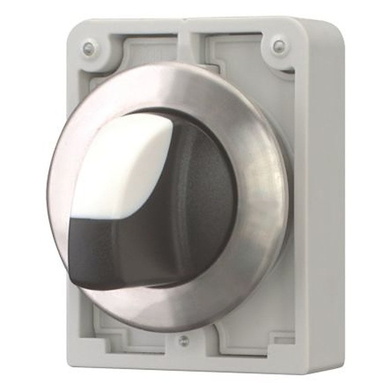 Eaton M30 Series 3 Position Selector Switch Head, 30 mm Cutout, Black Handle, IP66