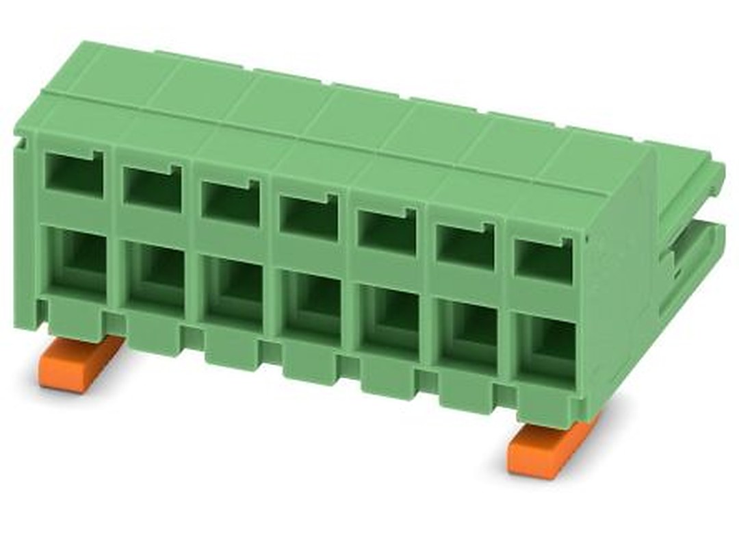 Phoenix Contact ZEC 1.5/7-ST-5.0 C2 R1.7 Series PCB Terminal Block, 7-Contact, 5 mm Pitch, 1 Row, 1883093