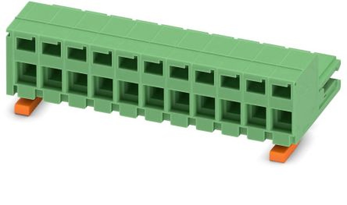 Phoenix Contact ZEC 1.5/11-ST-5.0 C2 R1.11 Series PCB Terminal Block, 11-Contact, 5 mm Pitch, 1 Row, 1883132