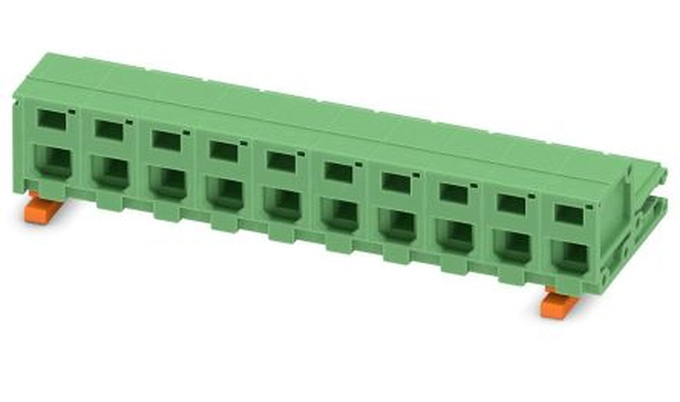 Phoenix Contact ZEC 1.5/10-ST-7.5 C2 R1.10 Series PCB Terminal Block, 10-Contact, 7.5 mm Pitch, 1 Row, 1883226