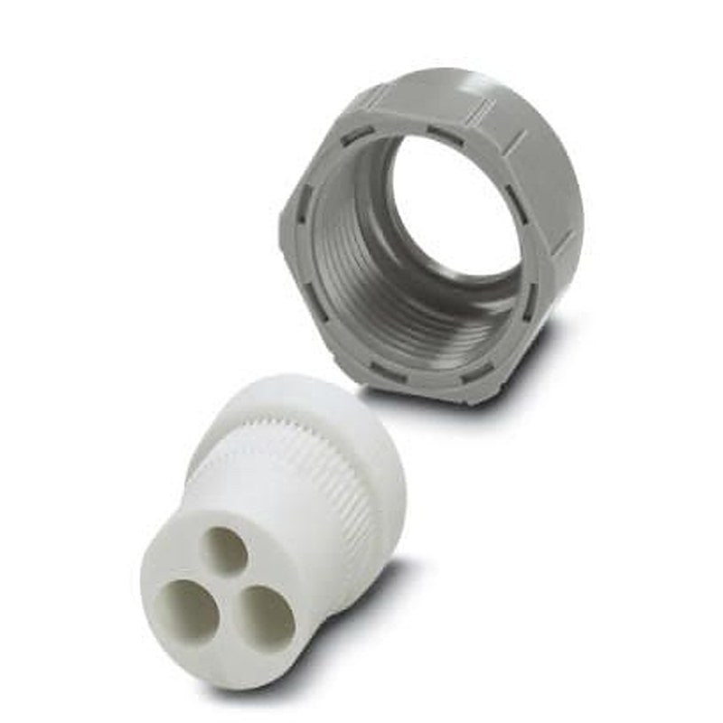 Phoenix Contact Grey PVC Cable Gland, PG16 Thread, 4.5 mm min., 5 mm max., IP65