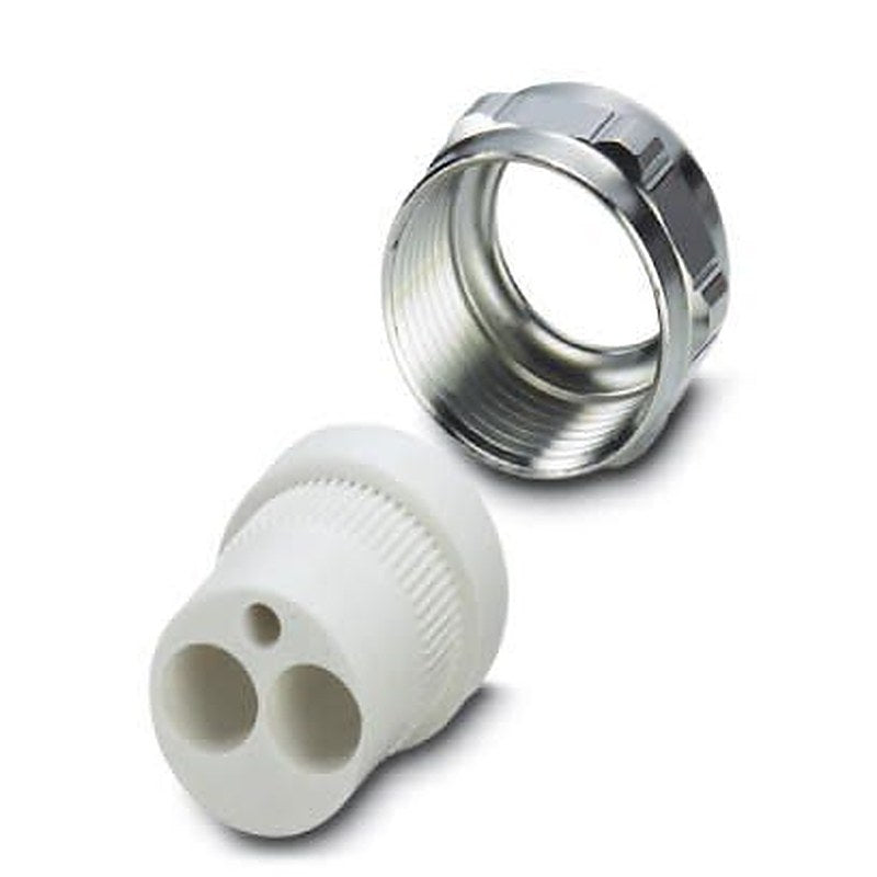 Phoenix Contact VC-M Series White, Silver Thermoplastic Elastomer Cable Gland, PG16 Thread, 2.5 mm min., 3 mm max., IP65