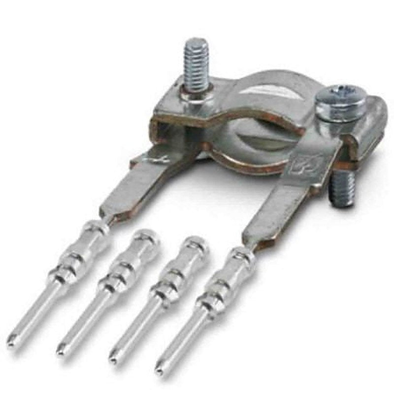Phoenix Contact Shield Connection Clamp, HC Series Thread Size M3 1 Way, For Use With Heavy Duty Power Connectors